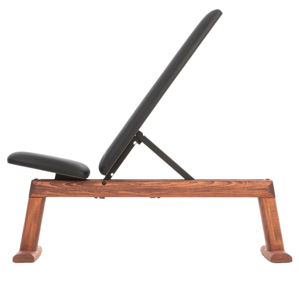 NOHRD Weight Bench Club – Verstelbare halterbank – Gebeitst eikenhout