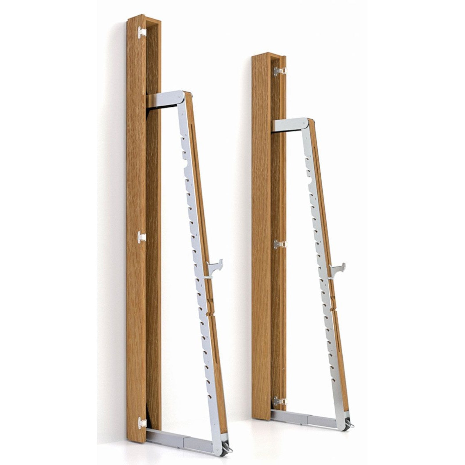 NOHRD Squat Rack Eiken – Bevestigd aan de muur – Eikenhout