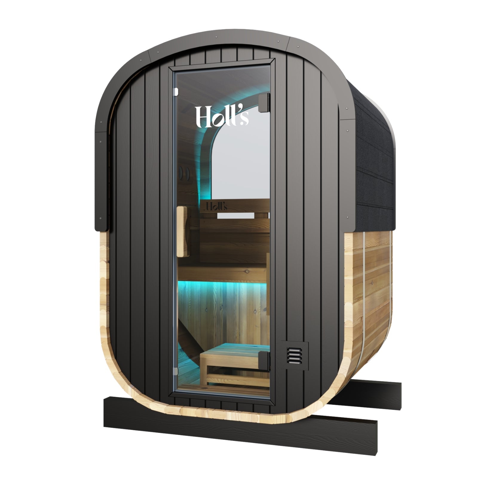 Buitensauna voor 2 personen - Holl's Cocoon 130 met 4.5 kW heater