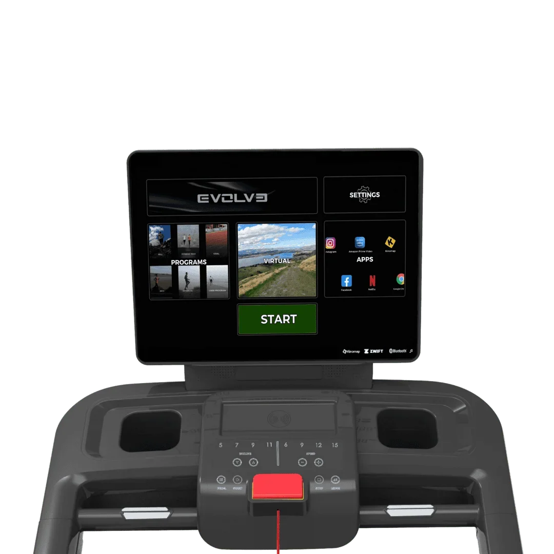 Evolve Fitness EC-550-TFT professionele loopband met touchscreen entertainment console