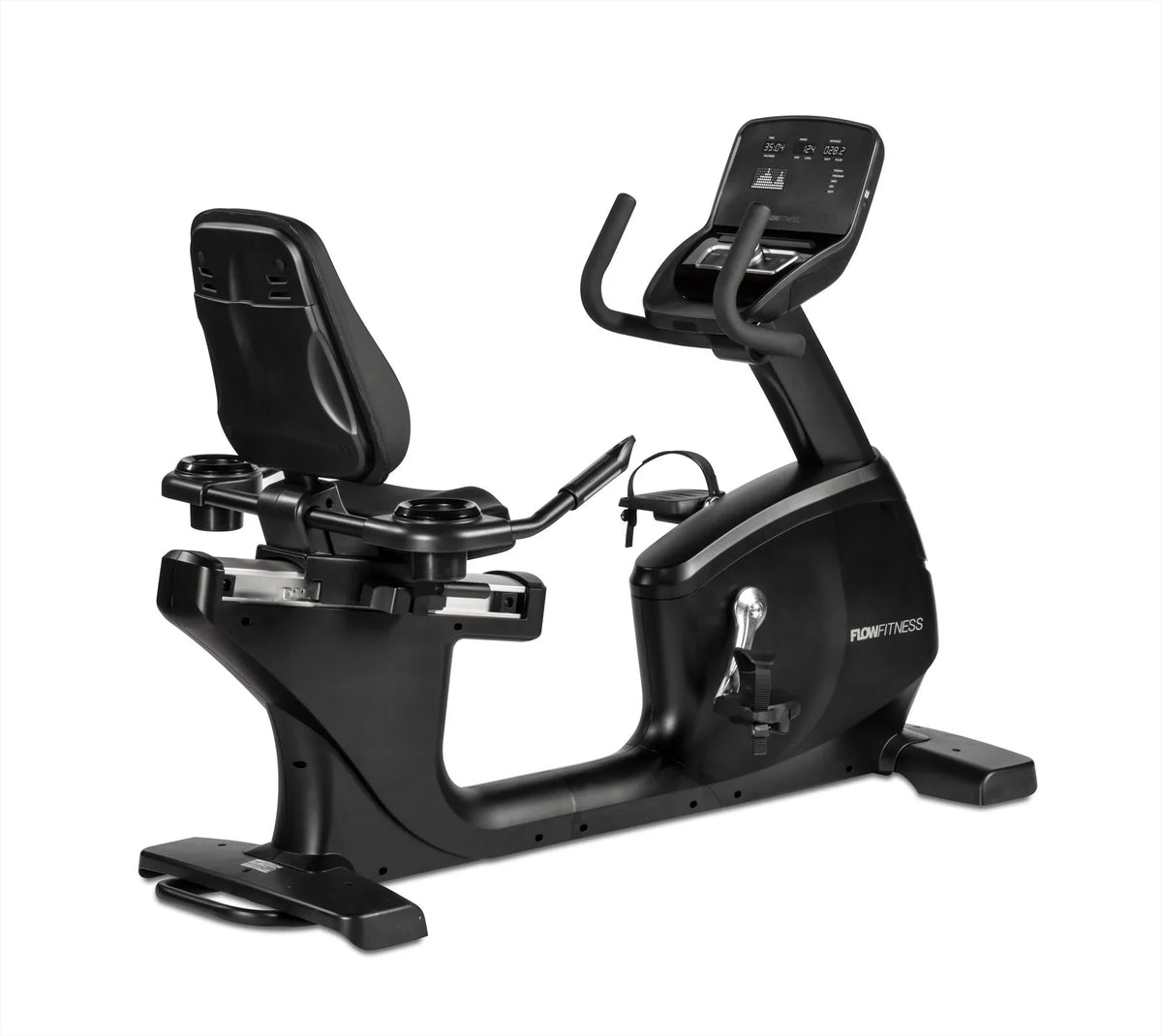 Flow Fitness Pro RB5i ligfiets – Lage instap en rugondersteuning
