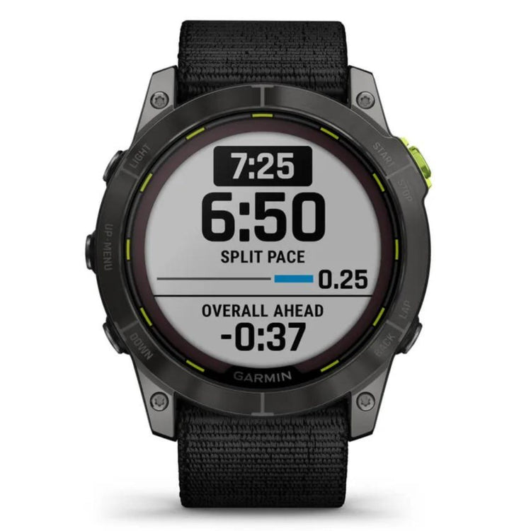 Garmin Enduro™ 2 – Ultraperformance horloge, lange levensduur van GPS- batterij, opladen op zonne-energie, vooraf geladen kaarten Garmin Enduro™ 2 – Ultraperformance horloge, lange levensduur van GPS- batterij, opladen op zonne-energie, vooraf geladen kaarten