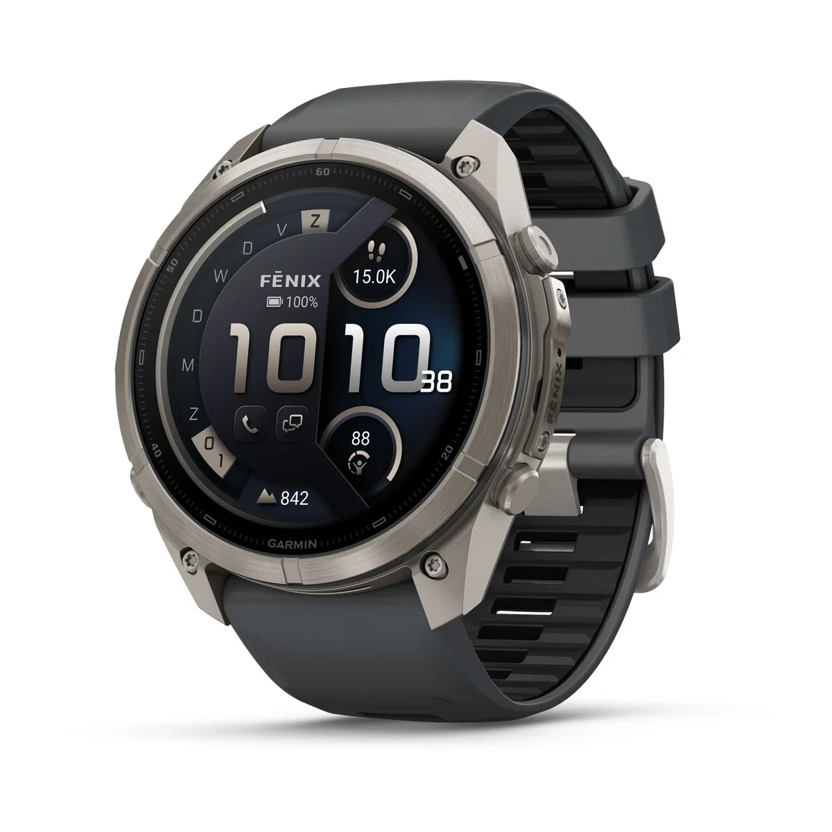 Garmin fēnix® 9 Pro inReach® 51 mm – naturel titanium