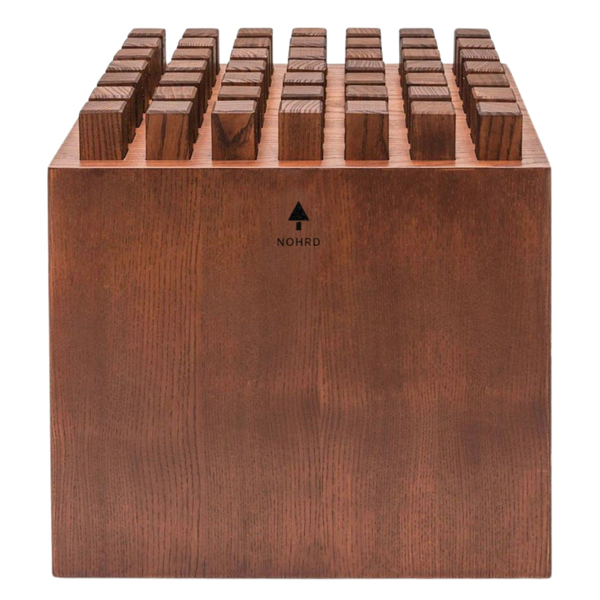 NOHRD Hedgehock Club – Ergonomische houten stoel – Gebeitst eikenhout