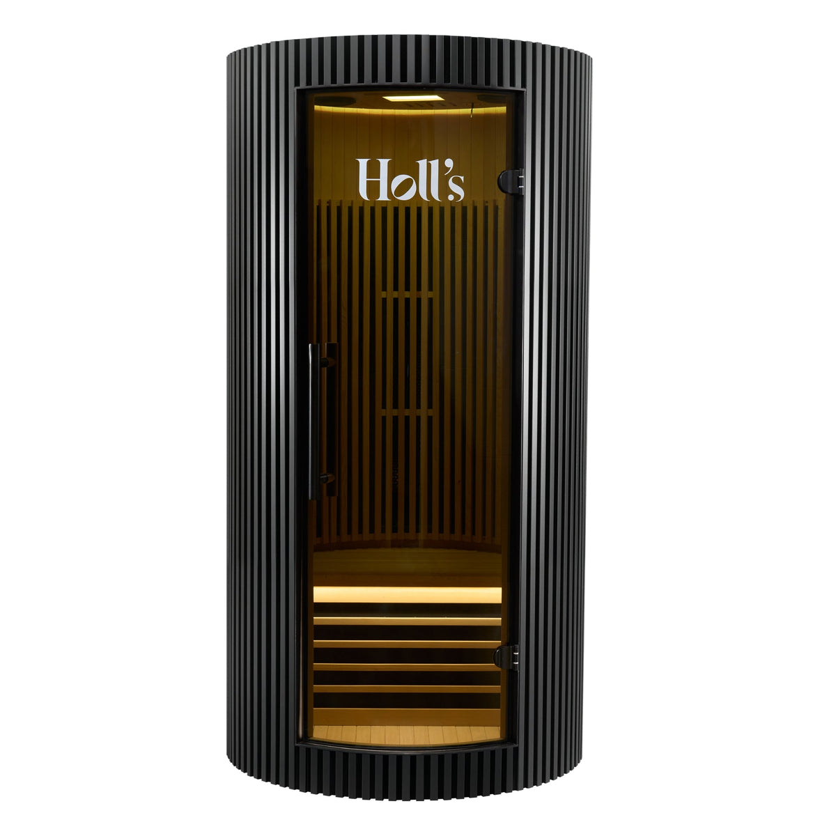 Holl's Moon 2 Black / Zwart - Eenpersoons infrarood sauna