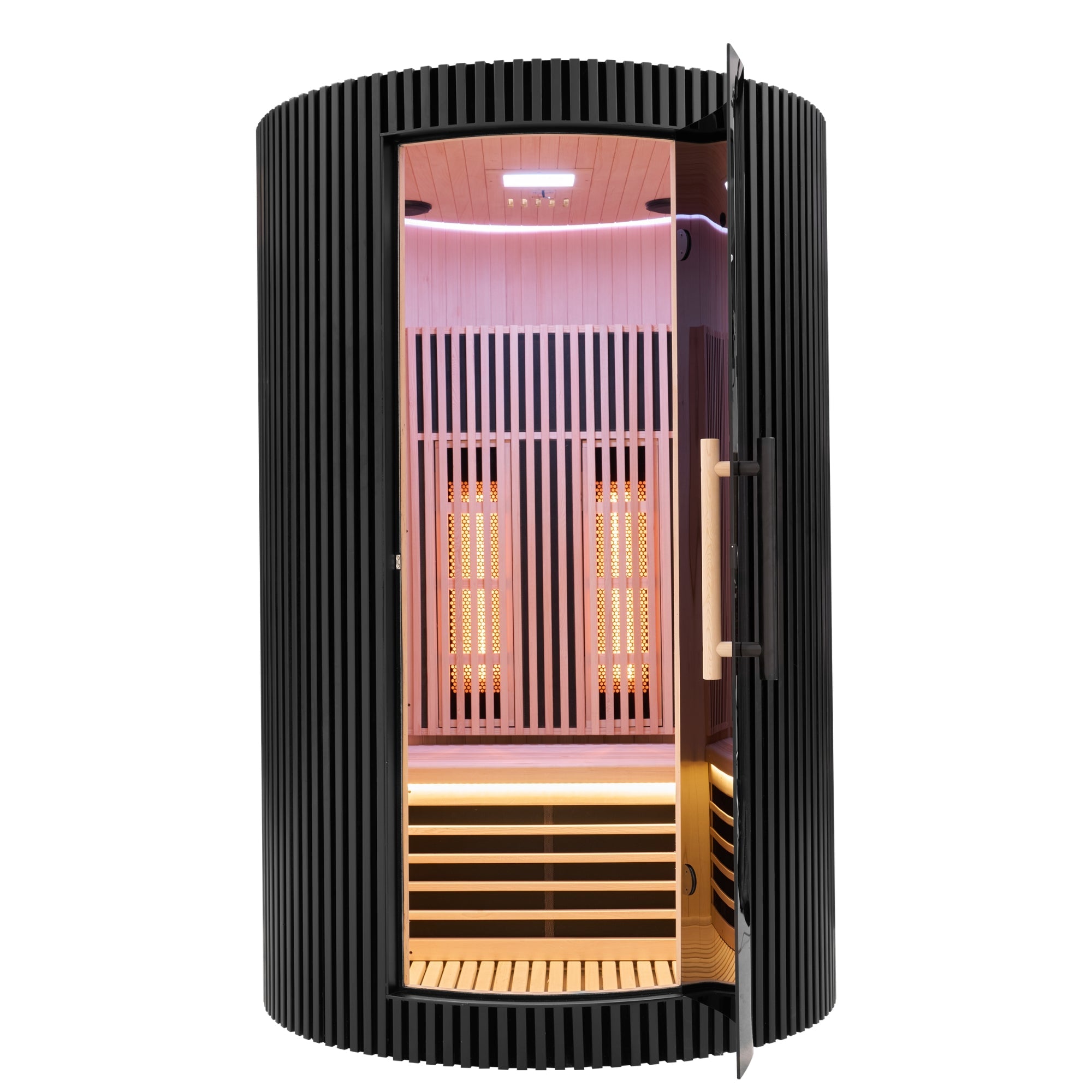 Holl's Moon 2 Black / Zwart - Tweepersoons infrarood sauna