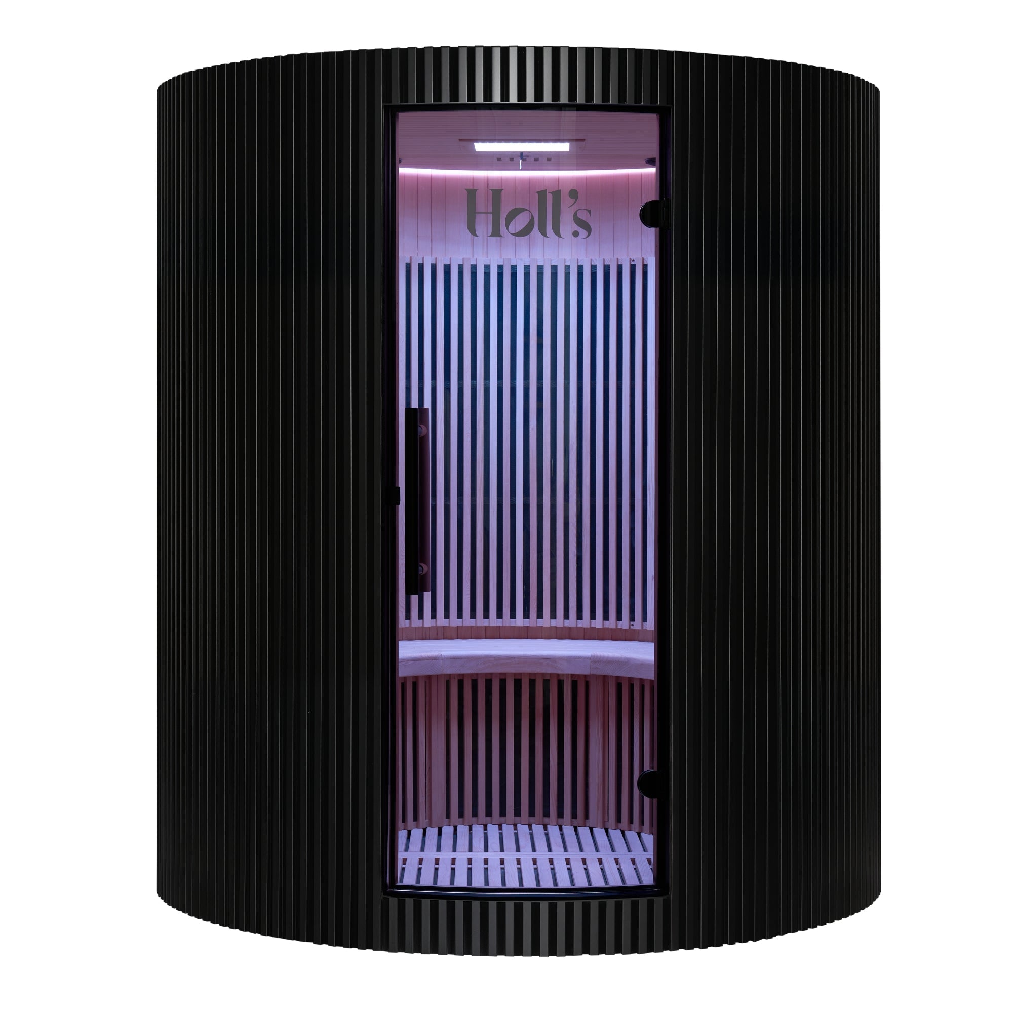 Holl's Moon 4 Black / Zwart - Vierpersoons infrarood sauna