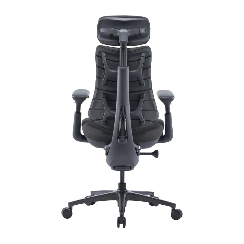 LiberNovo Omni Pro Ergonosche Bureaustoel Graphite Zwart - 48 cm zithoogte
