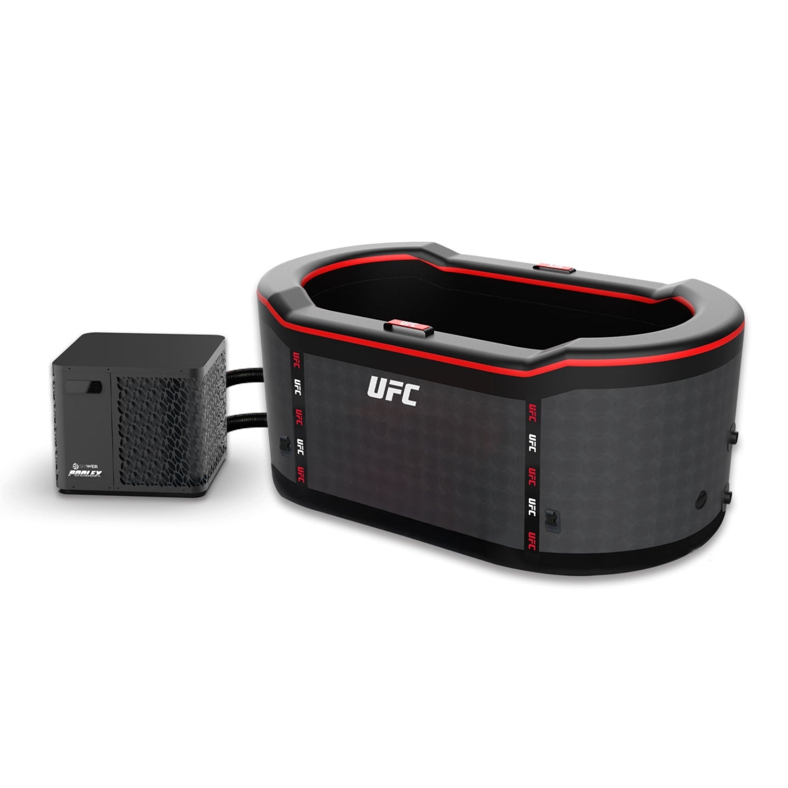 Netspa UFC ijsbad met 7 kW Poolex Spawer O'Spa chiller (3-40°C) – voor betrouwbare zwembadondersteuning