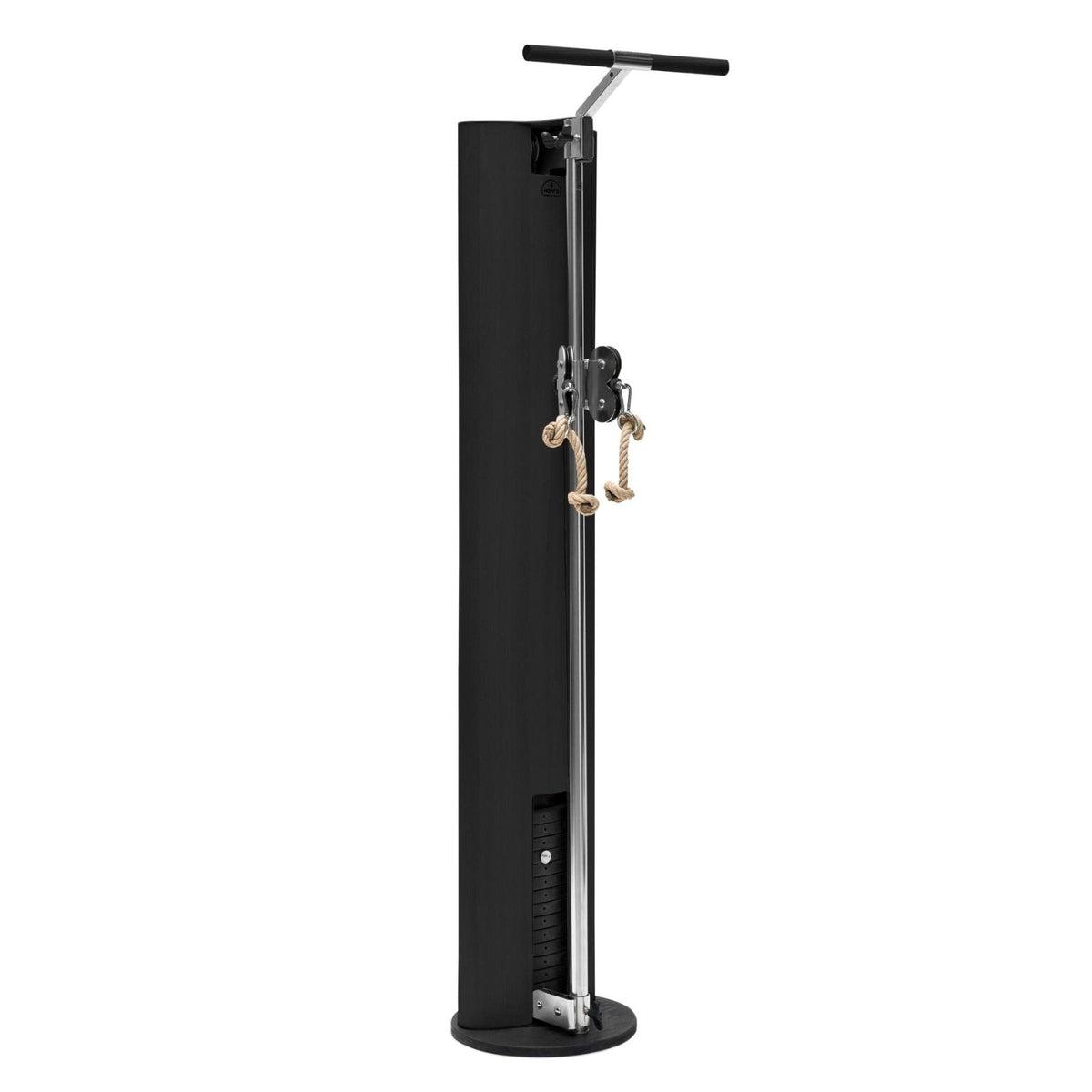 NOHRD SlimBeam Zwart – Pulley – Gebeitst eikenhout