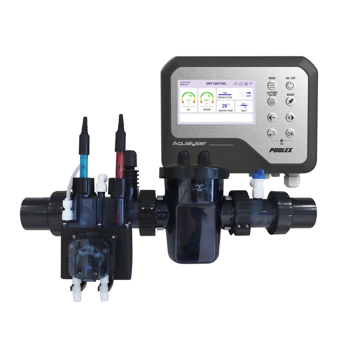 Poolex Aqualyser Flex – geïntegreerde zwembadwaterbehandeling