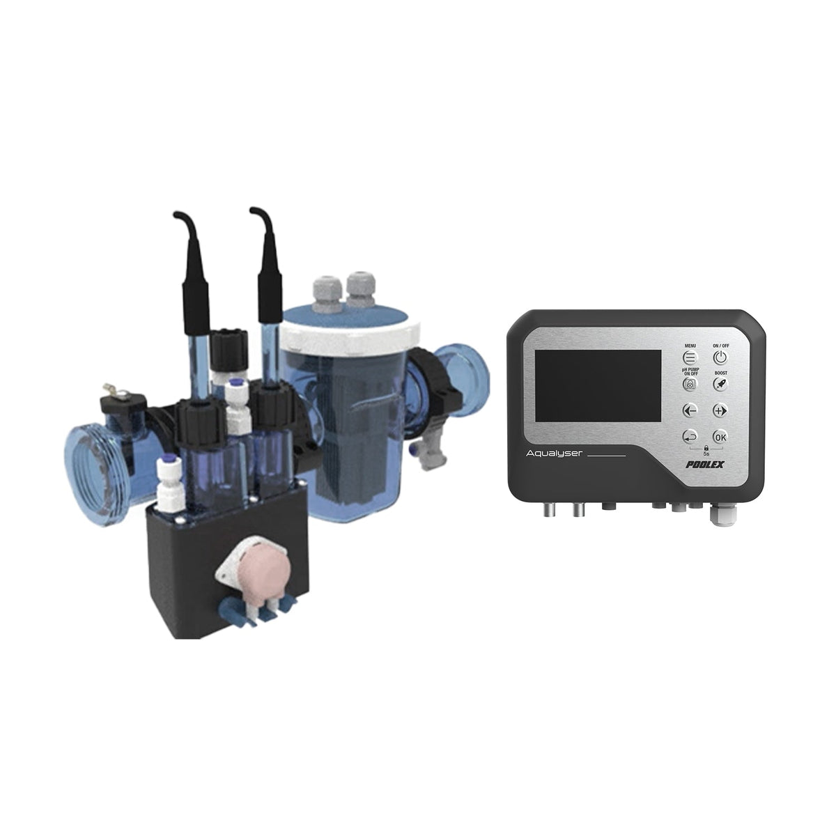 Poolex Aqualyser Flex – geïntegreerde zwembadwaterbehandeling