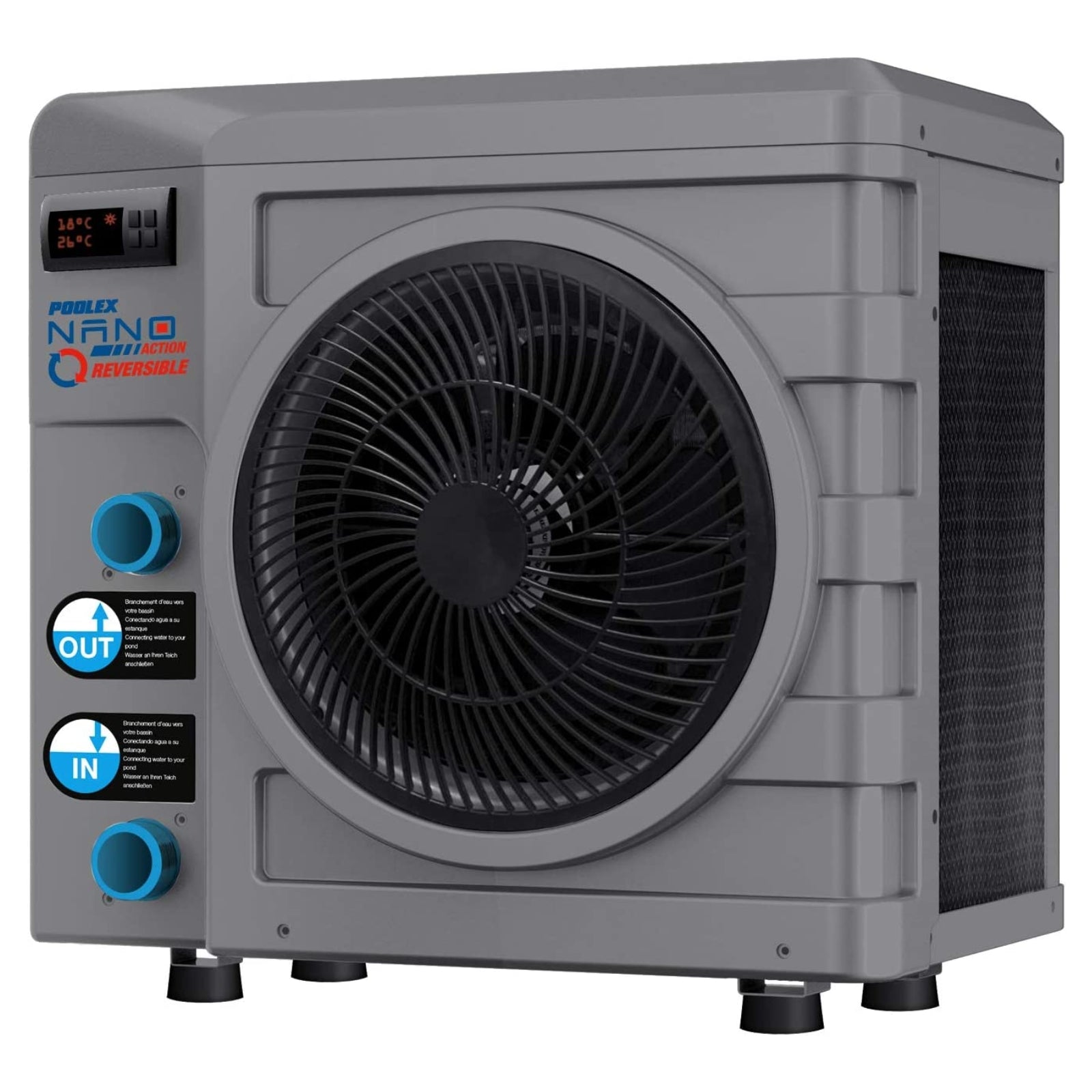 Poolex Nano Action (5kW) Reversible warmtepomp – voor 5kW; 35 m3