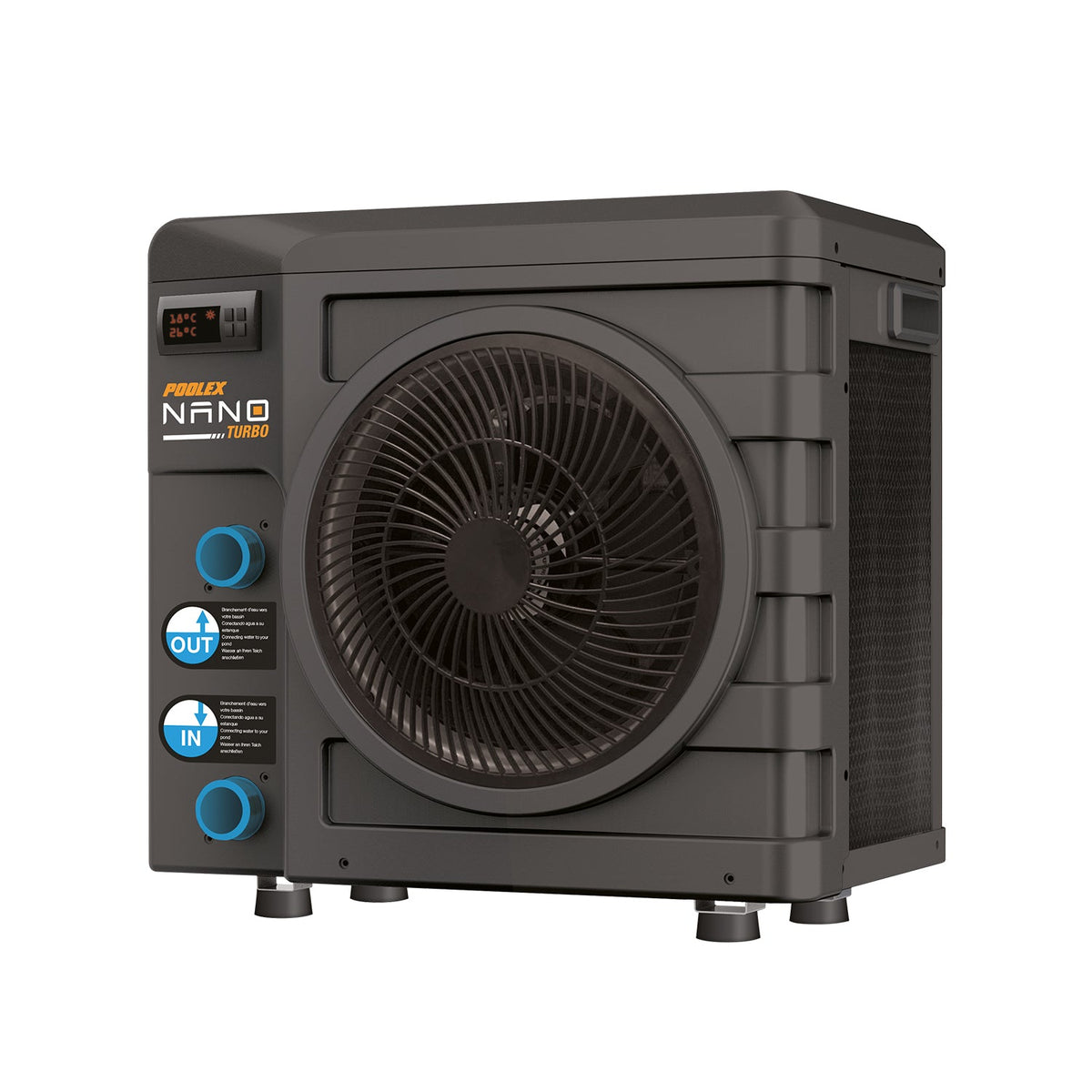 Poolex Nano Turbo (3kW) warmtepomp – voor efficiënte zwembadverwarming