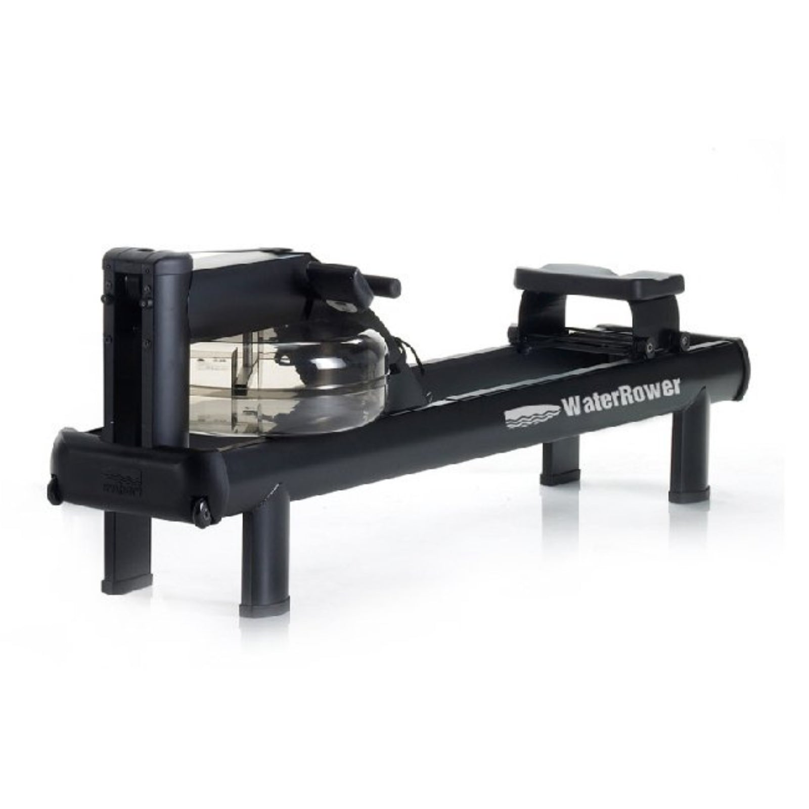 WaterRower M1 HiRise Black roeitrainer – aluminium