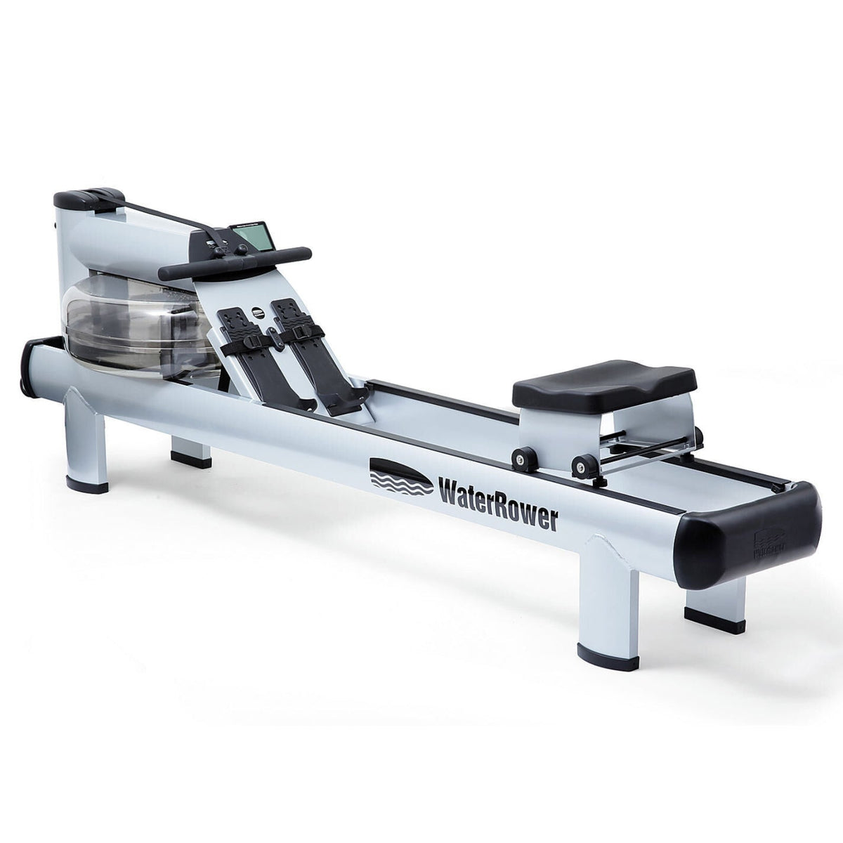 WaterRower M1 HiRise roeitrainer – zilver aluminium