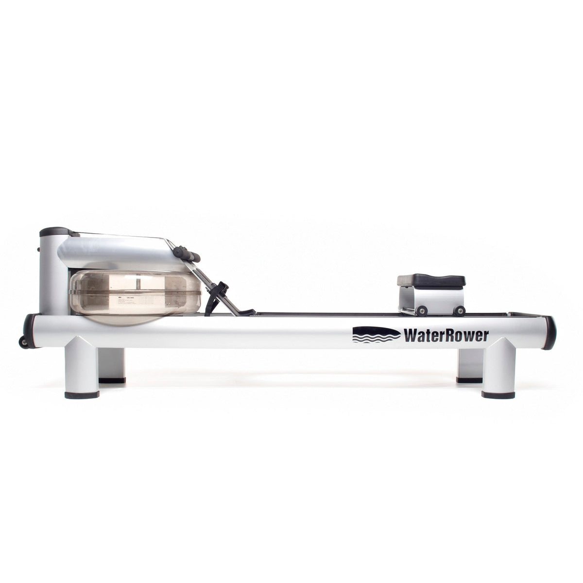 WaterRower M1 HiRise roeitrainer – zilver aluminium